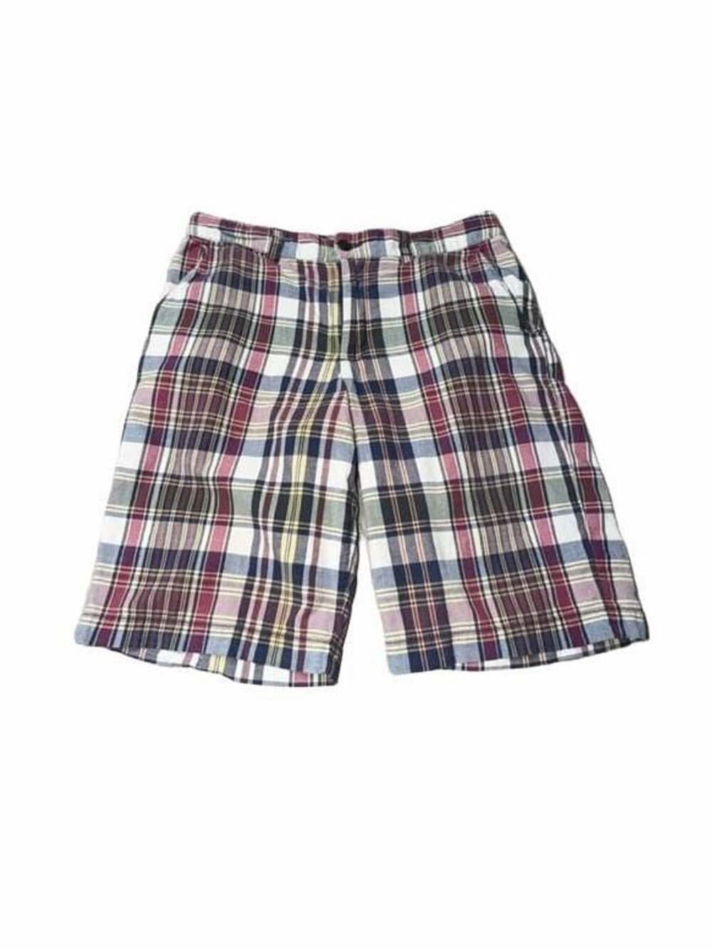 Polo By Ralph Lauren Plaid Shorts Size 16 Multi Color Cotton